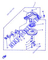 DEMARREUR KICK pour Yamaha 5C 2 Stroke, Manual Starter, Tiller Handle, Manual Tilt de 1995