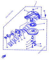 DEMARREUR KICK pour Yamaha 5C 2 Stroke, Manual Starter, Tiller Handle, Manual Tilt de 1994