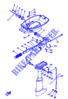 COMMANDE D'ACCELERATEUR pour Yamaha 5C 2 Stroke, Manual Starter, Tiller Handle, Manual Tilt de 1993