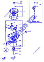 GENERATEUR pour Yamaha 5C 2 Stroke, Manual Starter, Tiller Handle, Manual Tilt de 1992