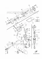 RESERVOIR A ESSENCE pour Yamaha F70A Electric Starter, Remote Control, Power Trim & Tilt, Shaft 20
