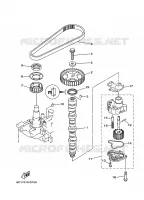 POMPE A HUILE pour Yamaha T50T 4 Stroke High Thrust, Electric Starter, Remote Control, Power Trim & Tilt, Shaft 20