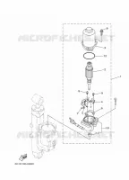 MOTEUR DE SYSTEME D'INCLINAISON 2 pour Yamaha FT50J High Thrust, Electric Starter, Remote Control, Power Trim & Tilt, Shaft 20