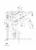 POMPE A INJECTION 2 pour Yamaha FT50J High Thrust, Electric Starter, Remote Control, Power Trim & Tilt, Shaft 20