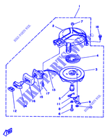 DEMARREUR KICK pour Yamaha 5C 2 Stroke, Manual Starter, Tiller Handle, Manual Tilt de 1996