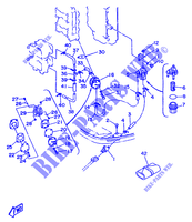 CARBURATEUR pour Yamaha 115B 2 Stroke, Electric Starter, Remote Control, Power Trim & Tilt de 1996