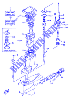 KIT DE REPARATION 2 pour Yamaha 115B 2 Stroke, Electric Starter, Remote Control, Power Trim & Tilt de 1996