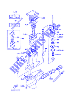 KIT DE REPARATION 2 pour Yamaha 115C 2 Stroke, Electric Starter, Remote Control, Power Trim & Tilt de 2002
