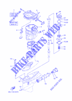 KIT DE REPARATION 2 pour Yamaha F115B Electric Starter, Remote Control, Power Trim & Tilt, Shaft 25