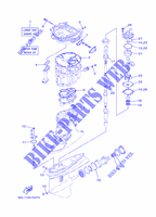 KIT DE REPARATION 2 pour Yamaha F130A Electric Starter, Remote Control, Power Trim & Tilt, Shaft 25