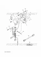PIÈCES OPTIONNELLES 5 pour Yamaha F130A Electric Starter, Remote Control, Power Trim & Tilt, Shaft 20