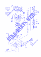 KIT DE REPARATION 2 pour Yamaha F130A Electric Starter, Remote Control, Power Trim & Tilt, Shaft 25