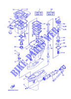 KIT DE REPARATION 2 pour Yamaha FL115A Electric Starter, Remote Control, Power Trim& Tilt, Pre-Mixing, Shaft 25