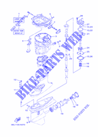 KIT DE REPARATION 2 pour Yamaha FL115B Counter Rotation, Electric Starter, Power Trim & Tilt, Shaft 25