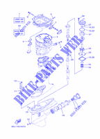 KIT DE REPARATION 2 pour Yamaha FL115B Counter Rotation, Electric Starter, Remote Control, Power Trim & Tilt, Shaft 25