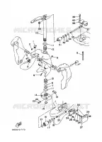 SUPPORT 2 pour Yamaha L130B 2 Stroke, Left Hand, Electric Starter, Remote Control, Power Trim & Tilt de 2000