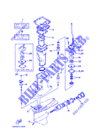 KIT DE REPARATION 2 pour Yamaha 225D 2 Stroke, Electric Starter, Remote Control, Power Trim & Tilt de 2002
