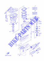KIT DE REPARATION 2 pour Yamaha F150A Electric Starter, Remote Control, Power Trim & Tilt, Shaft 25