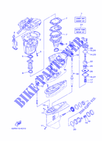 KIT DE REPARATION 2 pour Yamaha F150A Electric Starter, Remote Control, Power Trim & Tilt, Shaft 20