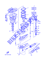 KIT DE REPARATION 2 pour Yamaha F150A Electric Starter, Remote Control, Power Trim & Tilt, Shaft 25