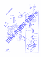 POMPE A INJECTION 1 pour Yamaha F150B Electric Starter, Remote Control, Power Trim & Tilt, Shaft 25