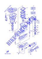 KIT DE REPARATION 2 pour Yamaha F150B Electric Starter, Remote Control, Power Trim & Tilt, Shaft 25