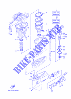 KIT DE REPARATION 2 pour Yamaha F150D Electric Starter, Remote Control, Power Trim & Tilt, Shaft 25