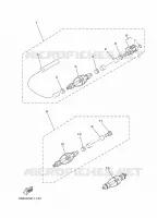 ALIMENTATION CARBURANT 2 pour Yamaha F150F Electric Starter, Remote Control, Power Trim & Tilt, Shaft 25