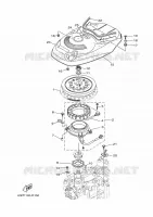 ALLUMAGE pour Yamaha F150F Electric Starter, Remote Control, Power Trim & Tilt, Shaft 25