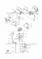 COMMANDE D'ACCELERATEUR pour Yamaha F150F Electric Starter, Remote Control, Power Trim & Tilt, Shaft 25