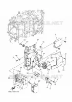 PARTIE ELECTRIQUE 2 pour Yamaha F150F Electric Starter, Remote Control, Power Trim & Tilt, Shaft 25