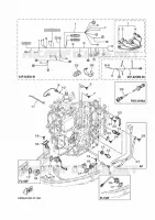 PARTIE ELECTRIQUE 3 pour Yamaha F150F Electric Starter, Remote Control, Power Trim & Tilt, Shaft 25