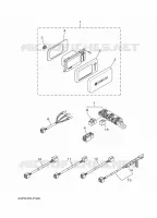 PIÈCES OPTIONNELLES 2 pour Yamaha F150F Electric Starter, Remote Control, Power Trim & Tilt, Shaft 25