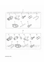 PIÈCES OPTIONNELLES 4 pour Yamaha F150F Electric Starter, Remote Control, Power Trim & Tilt, Shaft 25