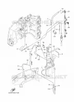 POMPE A INJECTION 2 pour Yamaha F150F Electric Starter, Remote Control, Power Trim & Tilt, Shaft 25