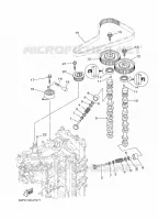SOUPAPE pour Yamaha F150F Electric Starter, Remote Control, Power Trim & Tilt, Shaft 25