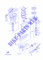 KIT DE REPARATION 2 pour Yamaha F150F Electric Starter, Remote Control, Power Trim & Tilt, Shaft 25