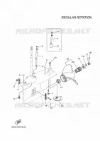 BOITIER D'HELICE ET TRANSMISSION 2 pour Yamaha F150G Electric Starter, Remote Control, Power Trim & Tilt, Shaft 20
