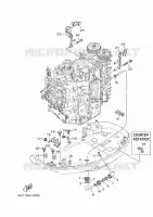 CAPOT INFERIEUR 3 pour Yamaha F150G Electric Starter, Remote Control, Power Trim & Tilt, Shaft 20