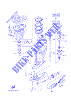 KIT DE REPARATION 2 pour Yamaha F150G Electric Starter, Remote Control, Power Trim & Tilt, Shaft 25