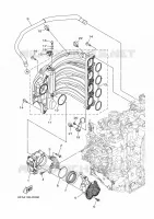 ADMISSION 1 pour Yamaha F150G Electric Starter, Remote Control, Power Trim & Tilt, Shaft 20