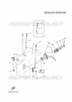 BOITIER D'HELICE ET TRANSMISSION 2 pour Yamaha F150G Electric Starter, Remote Control, Power Trim & Tilt, Shaft 20