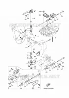 SUPPORT 2 pour Yamaha F150G Electric Starter, Remote Control, Power Trim & Tilt, Shaft 20