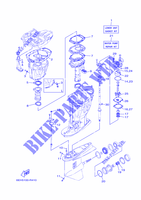 KIT DE REPARATION 2 pour Yamaha F150G Electric Starter, Remote Control, Power Trim & Tilt, Shaft 20