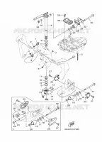 SUPPORT 2 pour Yamaha F175A Electric Starter, Remote Control, Power Trim & Tilt, Shaft 20