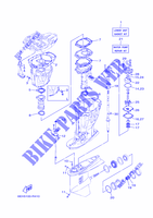 KIT DE REPARATION 2 pour Yamaha F200F Electric Starter, Remote Control, Power Trim & Tilt, Shaft 25