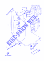 ALIMENTATION CARBURANT 1 pour Yamaha F200B Electric Starter, Remote Control, Power Trim & Tilt, Shaft 25