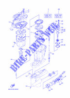 KIT DE REPARATION 2 pour Yamaha F200C Electric Starter, Remote Control, Power Trim & Tilt, Shaft 25
