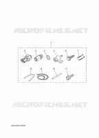 PIÈCES OPTIONNELLES 5 pour Yamaha F250G Electric Starter, Remote Control, Power Trim & Tilt, Shaft 25