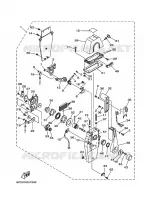 BOITIER DE COMMANDE A DISTANCE pour Yamaha F250G Electric Starter, Remote Control, Power Trim & Tilt, Shaft 25